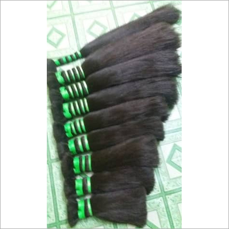 Double Drawn Human Hairs - Original Human Hair, 203.2 - 812.8 mm Length, Natural Black Color | Raw, Unprocessed, 100% Tangle Free, Soft and Shiny