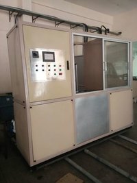 Machine for vertical induction hardening