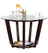 पैशन महोगनी फ़िनिश में हैंडक्राफ़्टेड कंसोल टेबल