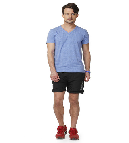 Men's Shorts (Black & Red) - Polyester, Plain Design , Shrink Proof, Smooth Finish, Cost-Effective Quality Tested Range