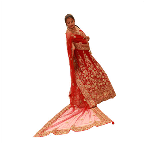 Embroidered Silk Bridal Lehenga