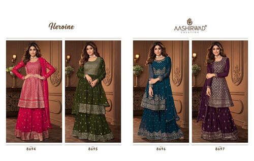 Sharara Heavy Embroidery Salwar Suit