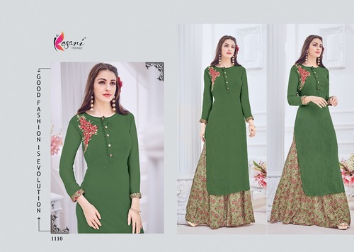 Indo-Western Style Designer Kurti