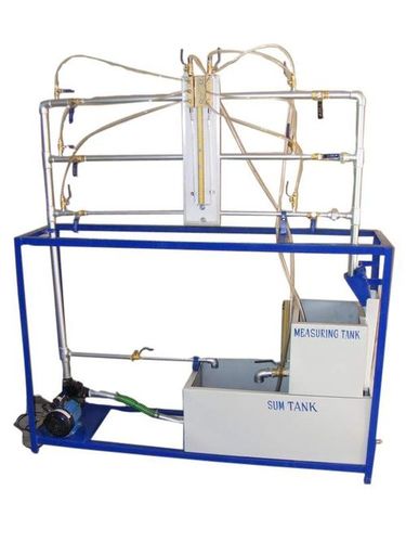 Losses Due to Friction in Pipe Lines Apparatus