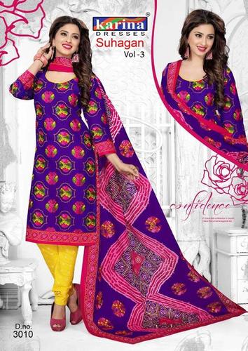 New Arrival Bandhani Printed Cotton Dress Material