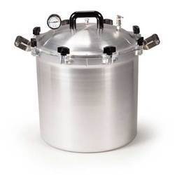 Portable Autoclave - Aluminium/SS Chamber 300x300 & 300x375 mm, 20psi Pressure, Electric Fittings, Tripod Stand