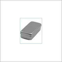 Surgical Syringe Boxes - Metal 5x3x2 Inches, Silver | Sterile Packaging, Durable, Secure Closure, Tamper Evident
