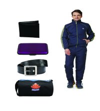 Navy Blue Mens Track Suit Combo (nevy&green)