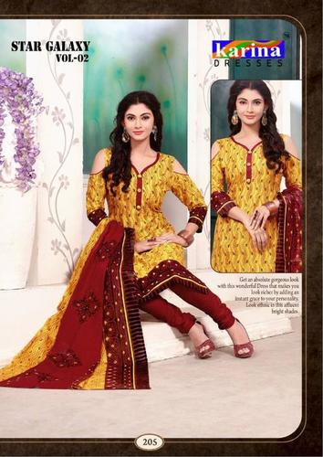 Party Wera Pure Cotton Printed Dress Material