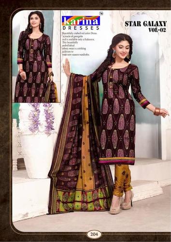 Pure Cotton Printed Dress Material