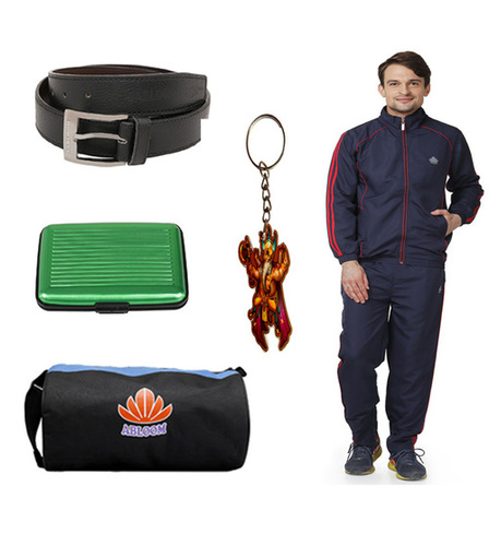 Mens Track suit combo (nevy&red)