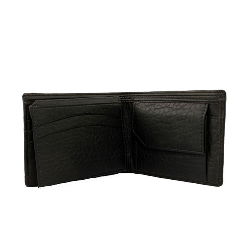 Mens Black Wallet - Material: Synthetic
