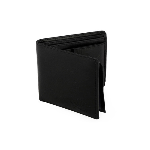 Mens Black Wallet - Material: Synthetic
