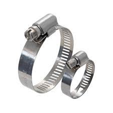 Worm Drive Hose Clamp - Stainless Steel Material | Corrosion Proof Ideal for High Vibration Areas Improves Force Distribution and Stability