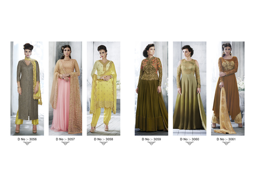Nakkashi Lunching New Party Wear Catalog Embellish 3056 To 3061 Series