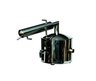 Distillation Still Apparatus - Stainless Steel Double-Walled Table Model, Mineral Wool Insulated, 4-26 Ltrs Output, 220/230V