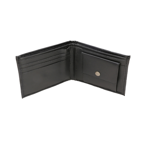 Mens Black Wallet - Material: Synthetic
