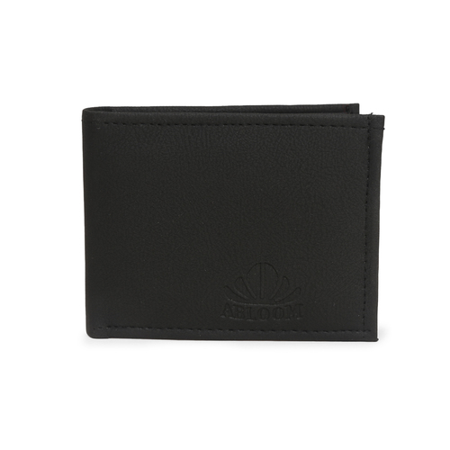 Mens Black Wallet - Material: Synthetic