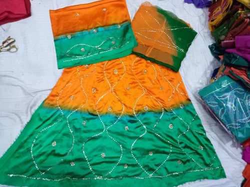 Yellow And Green Designer Rajputi Suit