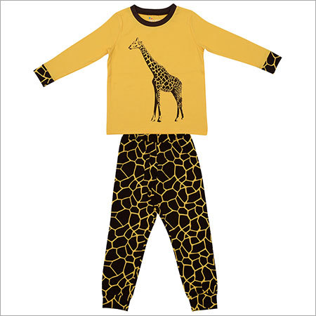 Giraffe Nightwear-Yellow