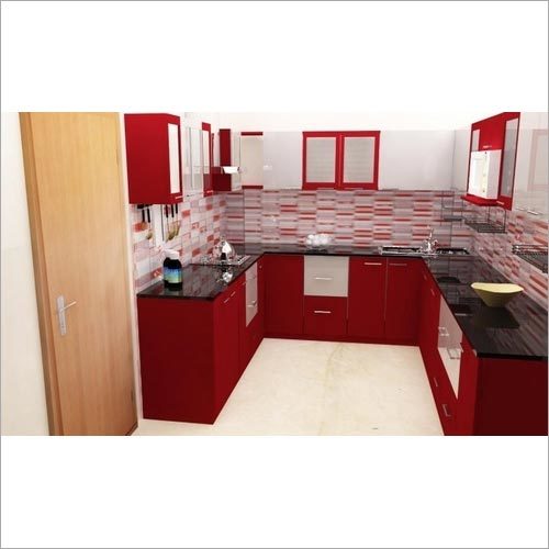 U Shaped Modular Kitchen