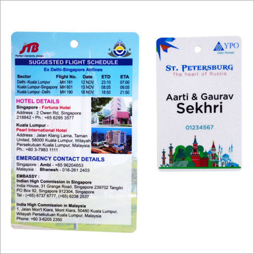 Luggage Tag Card