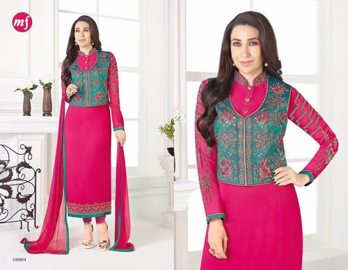 Georgette Designer Churidar Salwar Kameez