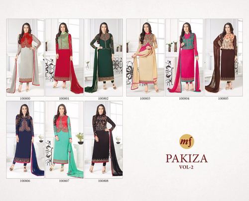 MF Lunching New Party Wear Koti Style Suit 100800 To 100808 Series