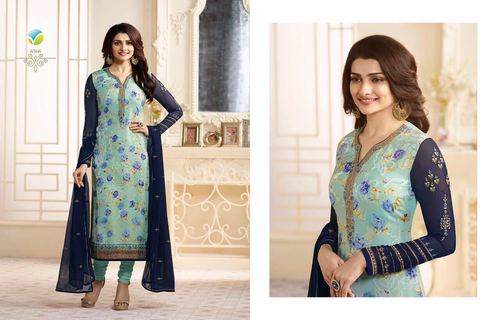 Designer Party Wear Churidar Suit