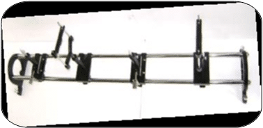 OPTICAL BENCH DOUBLE BARS STANDARD PATTERN 1 M LONG