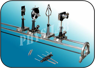 BI-PRISM ASSEMBLY COMPLETE WITH OPTICAL BENCH OF STEEL C.P RODS