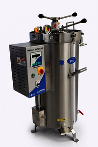Vertical Autoclave - 35-213 Litre Capacity, Stainless Steel, 2mm Thick Walls - Microprocessor Pid Control, Auto Purging & Manual To Fully Automatic Functions, Heavy Duty Industrial Flange Heaters, Safety Valves