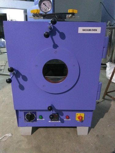 The Unit Is Double Walled With Outer Made Of M. S. Sheet Duly Powder Painted And Inner Made Of Heavy Gauge S.S. Sheet. Rectangular Vacuum Oven