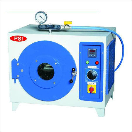 Round Vacuum Oven - Material: M.S. Powder Coated