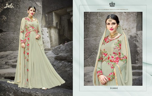 Designer Georgette Gown