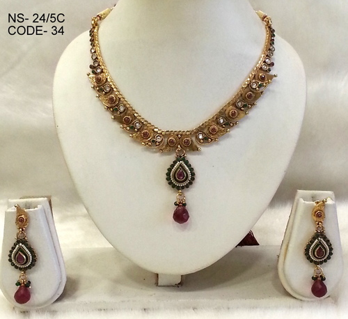 Copper Alloy Necklace Set