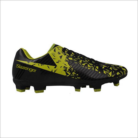 FOOTBALL SHOES - Synthetic Leather, Various Sizes, Black | Lace-Up Closure, Ankle Support, Breathable Material, Durable Outsole, Lightweight Design, Removable Insole, Rubber Studs, Enhanced Comfort, Superior Grip