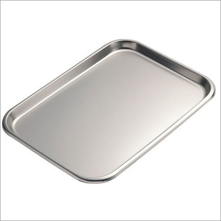 Dental Steel Tray - Stainless Steel, Varied Sizes, Rounded Edges | Durable, Sterilizable, Lightweight, Polished Finish