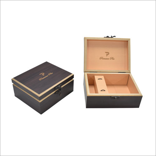 Logo Engraved Wooden Box