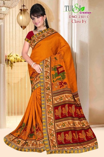 Ladies Vichitra Silk Saree