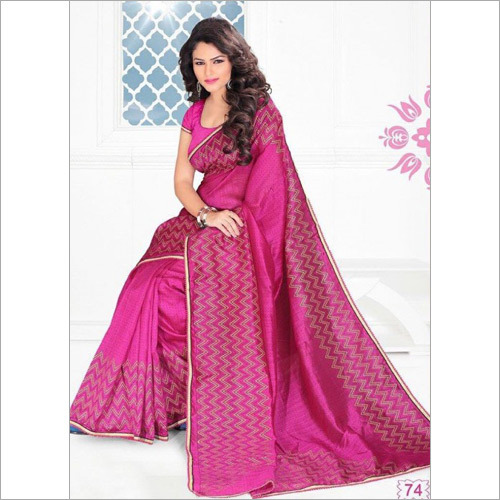 Ladies Designer Vichitra Silk Saree