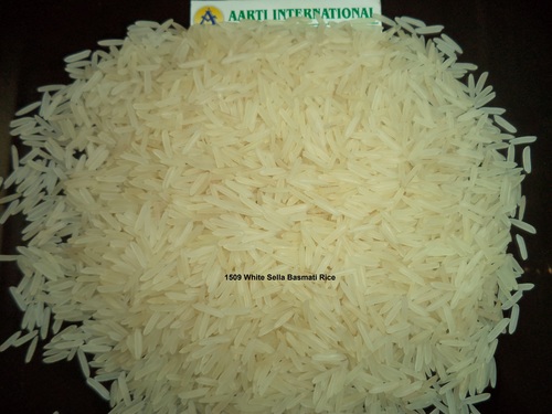 1509 White Sella Basmati Rice - Long Grain White Rice, 6 Months Shelf Life | High Nutrition Value, Rich Taste, Dried Style, Safe Packaging