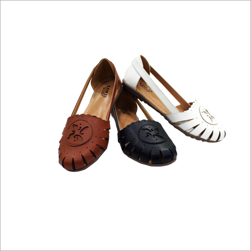 Leather Ladies Designer Laser Cut Sandal