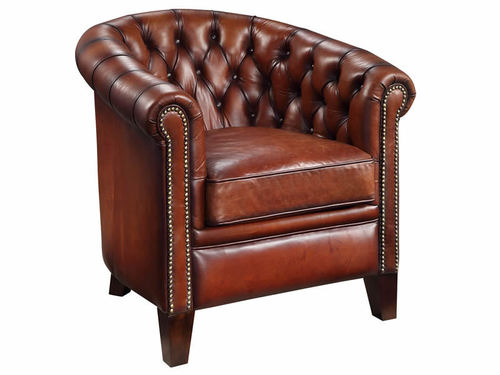 Chesterfield Back Leather Chair