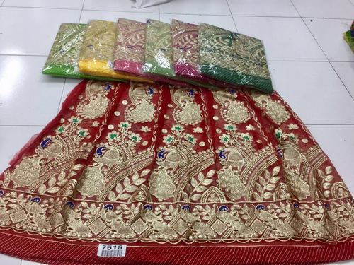 Red Designer Rajputi Suit