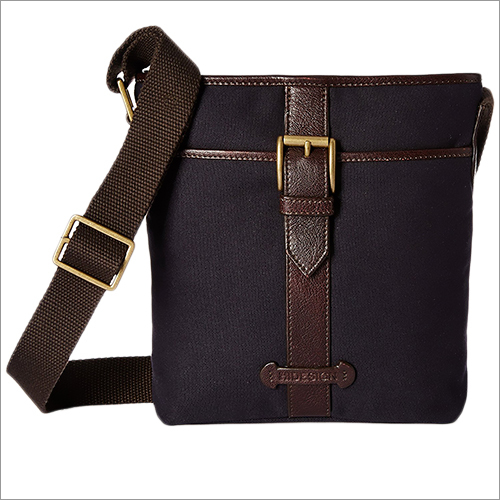 Blue & Brown Colour Leather Bag