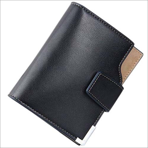 Black Colour Leather Wallets