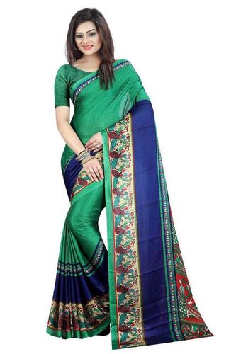 Soft Silk Kalamkari Designer Saree