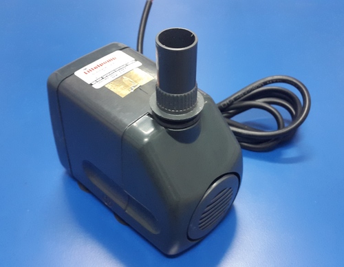 Submersible Pump - Metal & Plastic Construction, 40 Watts Power, 2000 LPH Flow, 8 Feet Head, Grey Color, Ideal for Cascade, Indoor, Outdoor, and Music Fountain Applications
