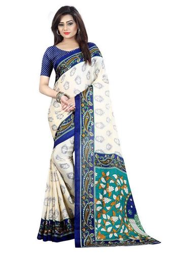 Kalamkari Printed Sari By SMART ETHNIC STORE